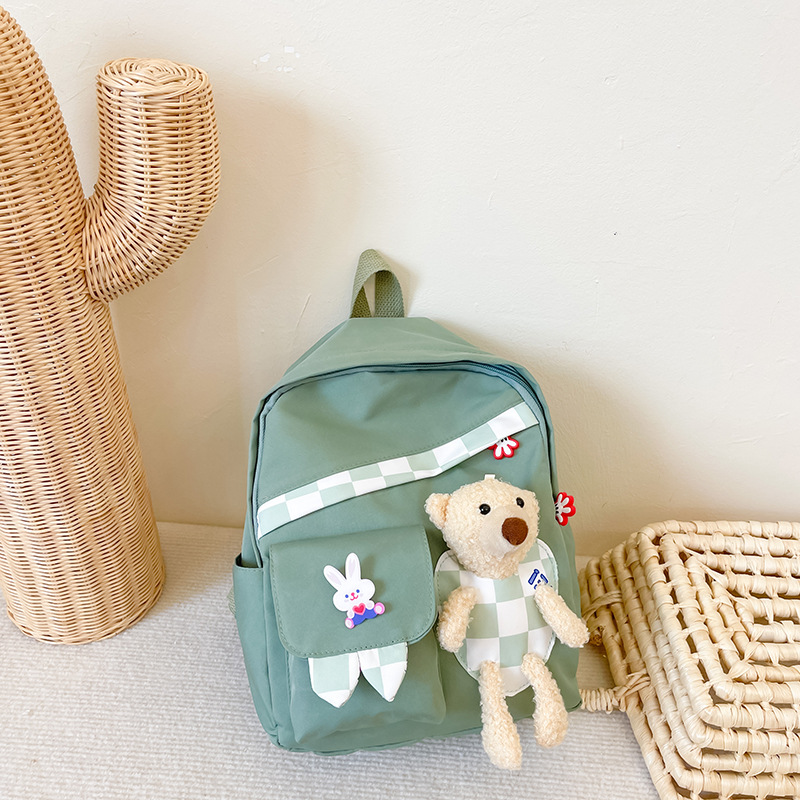 Picture of New Children's Bag 2024 Fashion Backpack Kindergarten Cute Baby Western Style Sweet Bag Bear Cartoon Bag