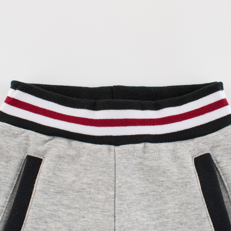 Picture of 27Kids Brand Clothing Korean Style Kidsren's Clothing Autumn New Product 2024 Boys' Sweatpants Plus Velvet Kidsren's Pants Wholesale