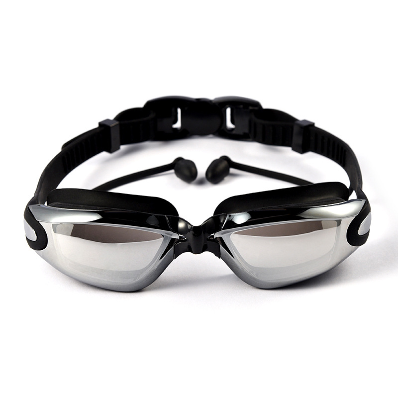 Picture of Waterproof anti-fog HD pink swimming goggles women swimming glasses myopia optional men's equipment diving goggles swimming goggles wholesale