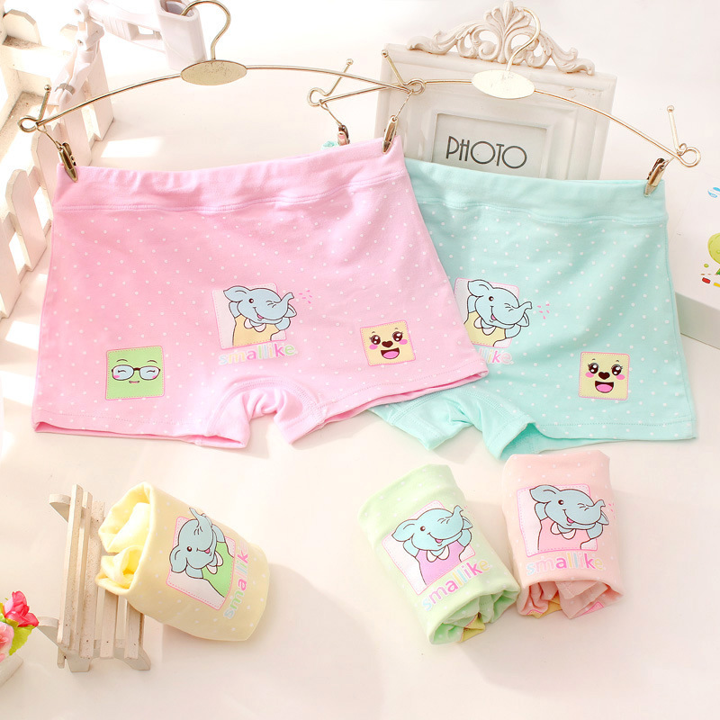 Picture of Children's underwear female 40 cotton children girls underwear cartoon boxer girls underwear manufacturers wholesale