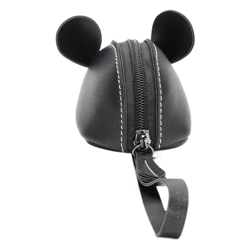 2025 New Cross-border Coin Purse PU Leather Cute Simple Mouse Cartoon Key Bag Multi-functional Hand Storage Bag