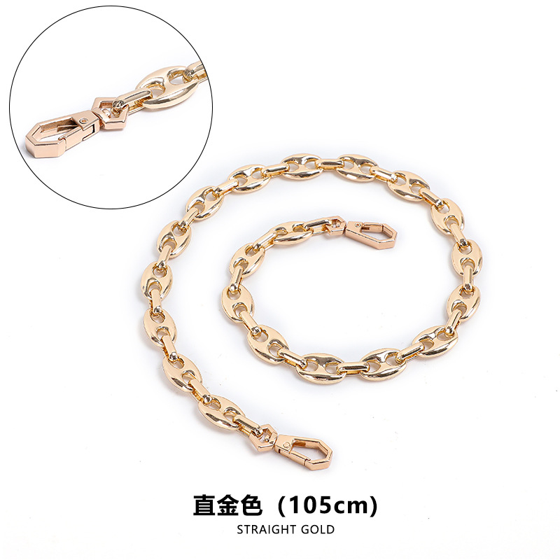 Picture of SP-86 Suitable Cocoa CHI Bag French Stick Bag Pig Nose Thick Chain Vintage Decorative Underarm Women's Bag with Hardware Accessories