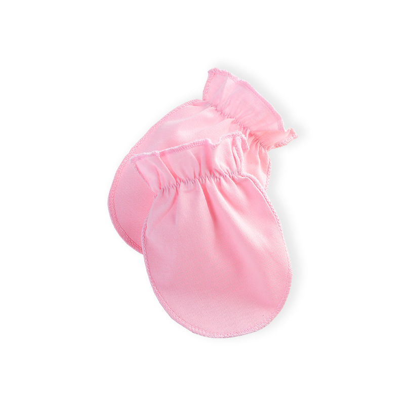 Picture of Newborn Anti-scratch Small Gloves Cotton Baby Newborn Baby Gloves Warm Bite Spring, Autumn, Winter, Summer 0-3