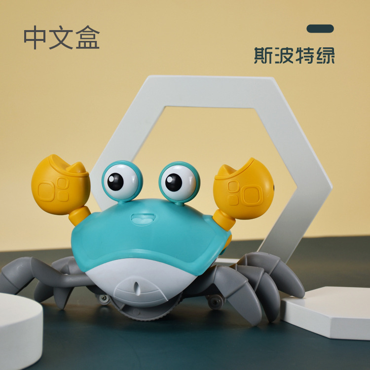 Picture of Cross-border Hot Selling Induction Escape Crab Light usb Charging Induction Obstacle Avoidance New Strange Crawling Trick Toy