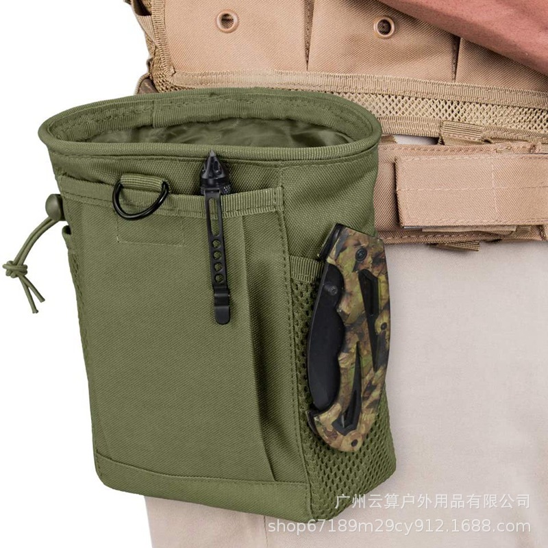 Picture of Outdoor Military Fan Tactical Bag Accessories Waist Bag Outdoor Camping Accessories Supplies Bag Molle Rope Recycling Bag