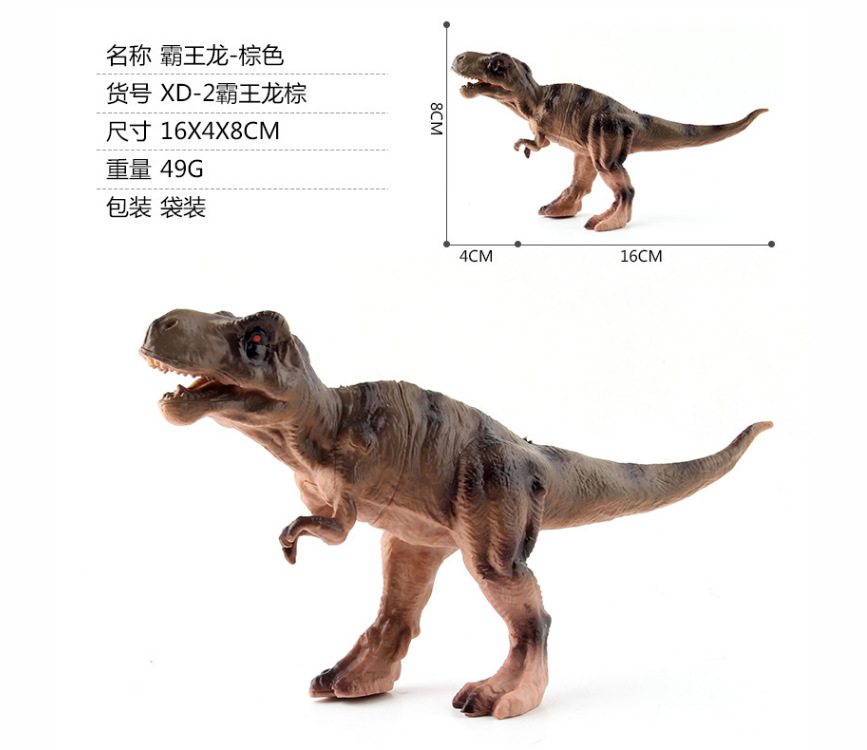 Picture of Cross-border Jurassic Dinosaur Series Plesiosaur Triceratops Storm King Dragon Plastic Static Dinosaur Animal Model Toy