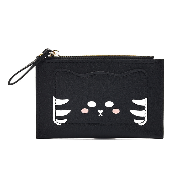 Picture of Korean cross-border new women's wallet short cute cartoon multifunctional coin bag student zipper multi-card card bag