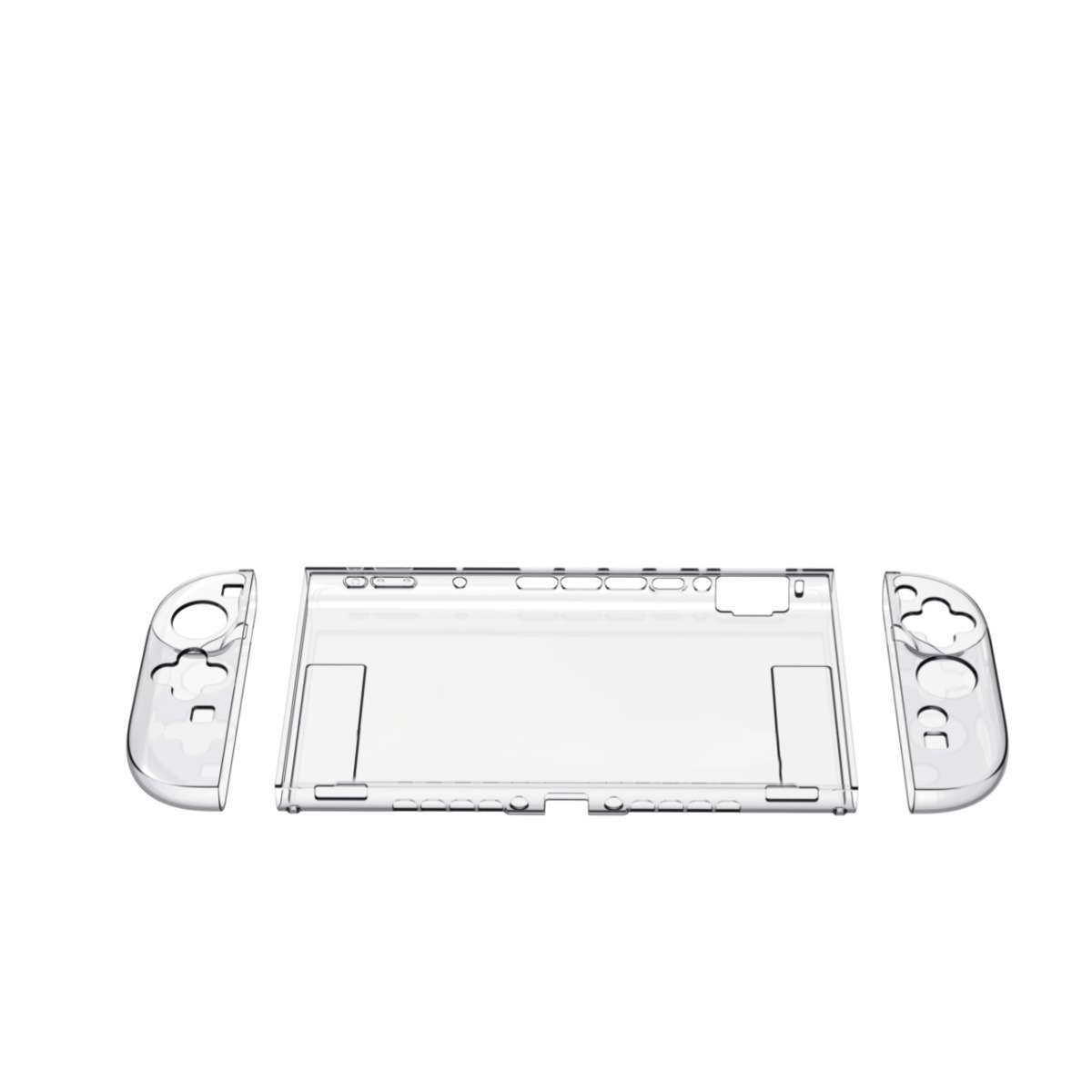 Picture of Suitable for Nintendo Switch 2Nd Generation Game Console Tpu Split Shell Pc Crystal Shell Transparent Protective Soft Shell S