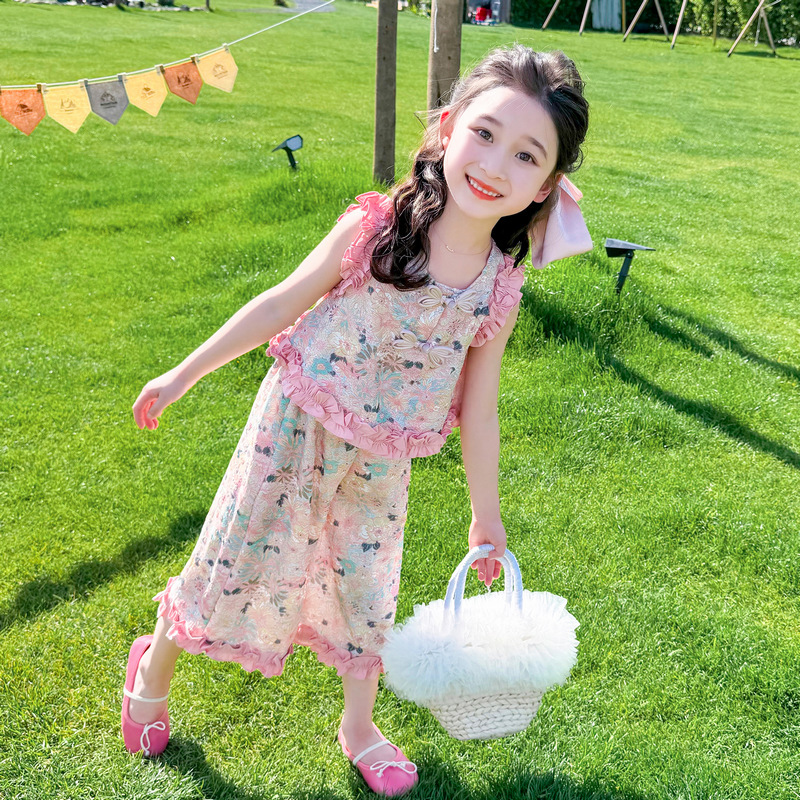 Yan Chu foreign trade Tang suit summer antique new sweet cute fungus lace suit performance suit a generation of hair