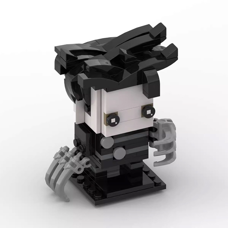 Picture of MOC Compatible Lego Small Particle Splicing Blocks Set Square Head Series 14635 Scissorhands Edward