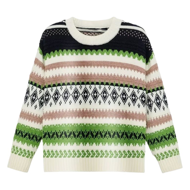 Children's Wear Boy's Sweater Autumn 2023 New Children's Retro Trendy Autumn Bottoming Sweater Western Style Boy