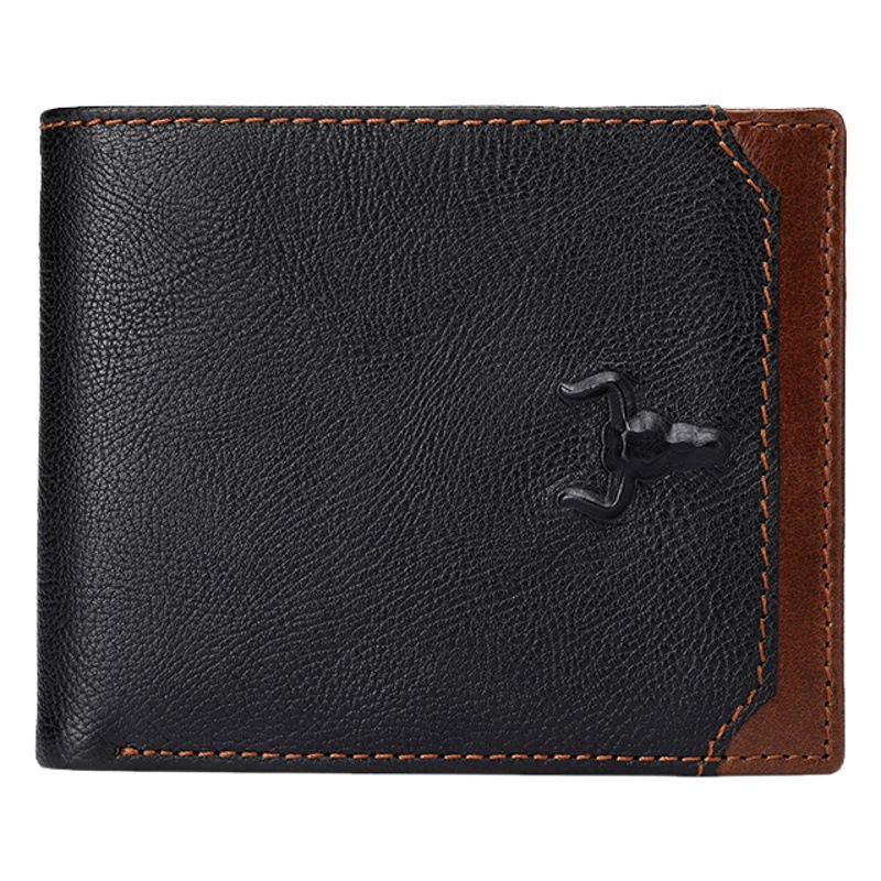 Famous Craftsman Leather Wallet Men's Multi-Card Organ Plus Wai European and American Vintage Card Bag Top Layer Cowhide Wallet
