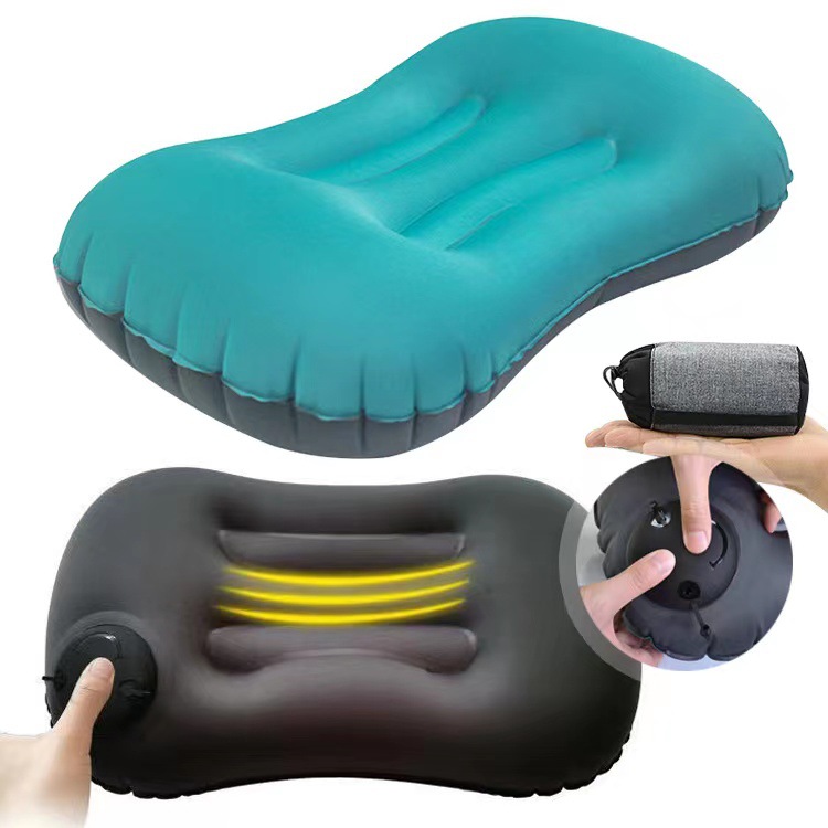 Picture of Sports Outdoor Inflatable Pillow Outdoor Supplies Pillow Protector Neck Pillow Chair Cushion Headrest Office Waist Pillow