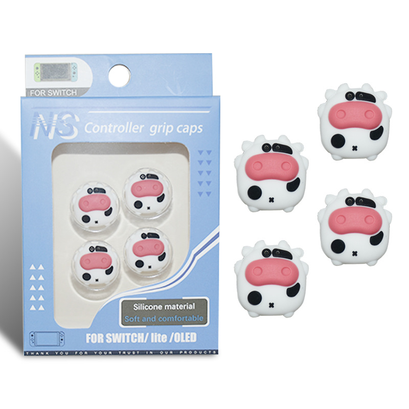 Picture of Switch Rocker Cap Nintendo Silicone Cow Rocker Cover Ns Lite Protective Cover Handle Rocker Protective Cap