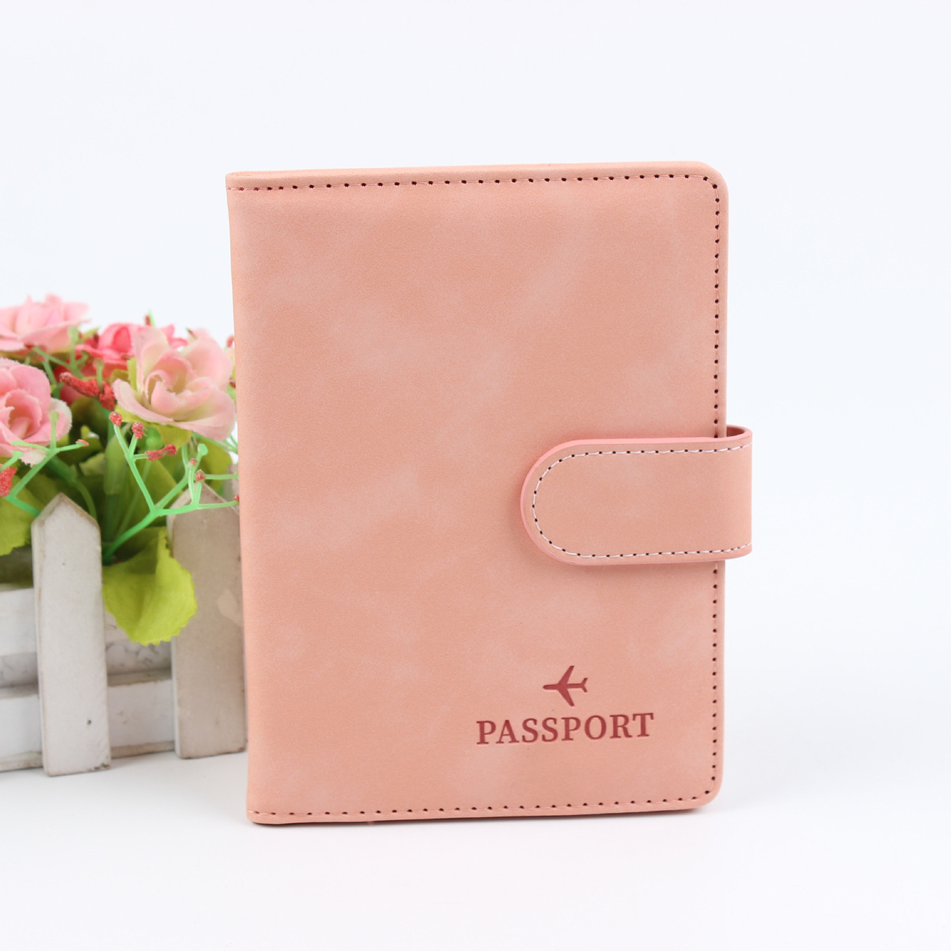 Picture of Spot New Rfid Passport Holder Convenient Multi-Functional Document Holder Pu Material Storage Travel Passport Bag