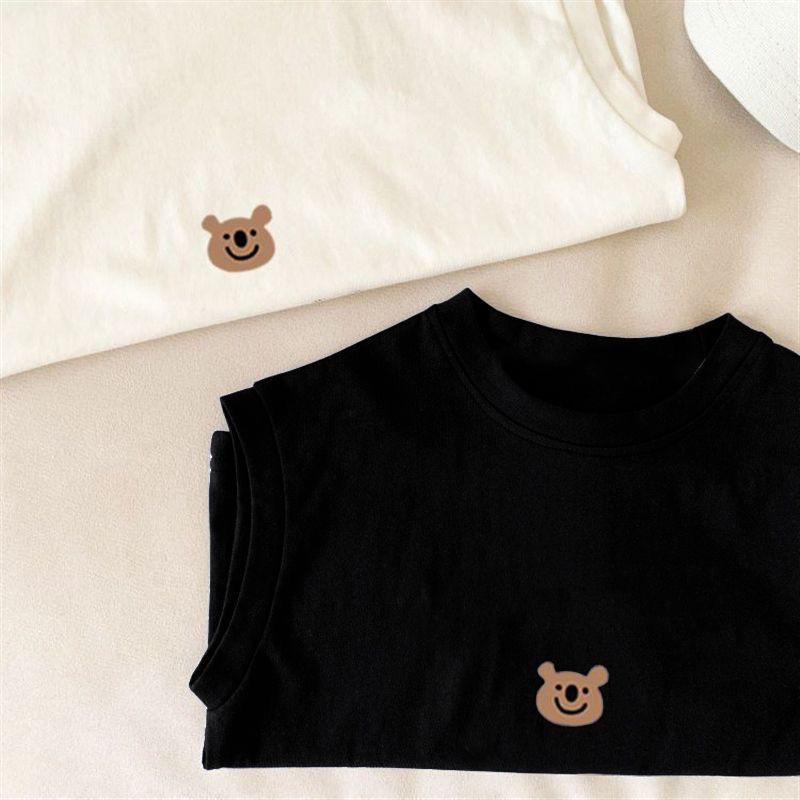 Picture of Children's Cotton Vest Boys and Girls Summer Thin Sleeveless Top Small Children's Baby Round Neck Loose T-shirt