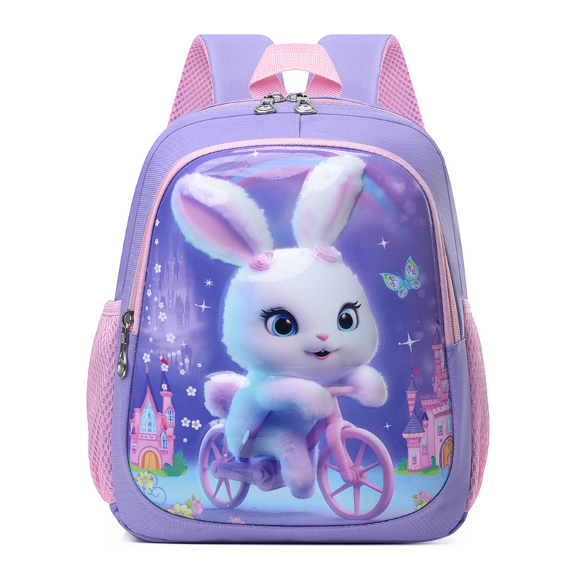 Picture of New Track Children's Backpack 2024 New Cartoon Pattern Kindergarten Large Capacity Backpack