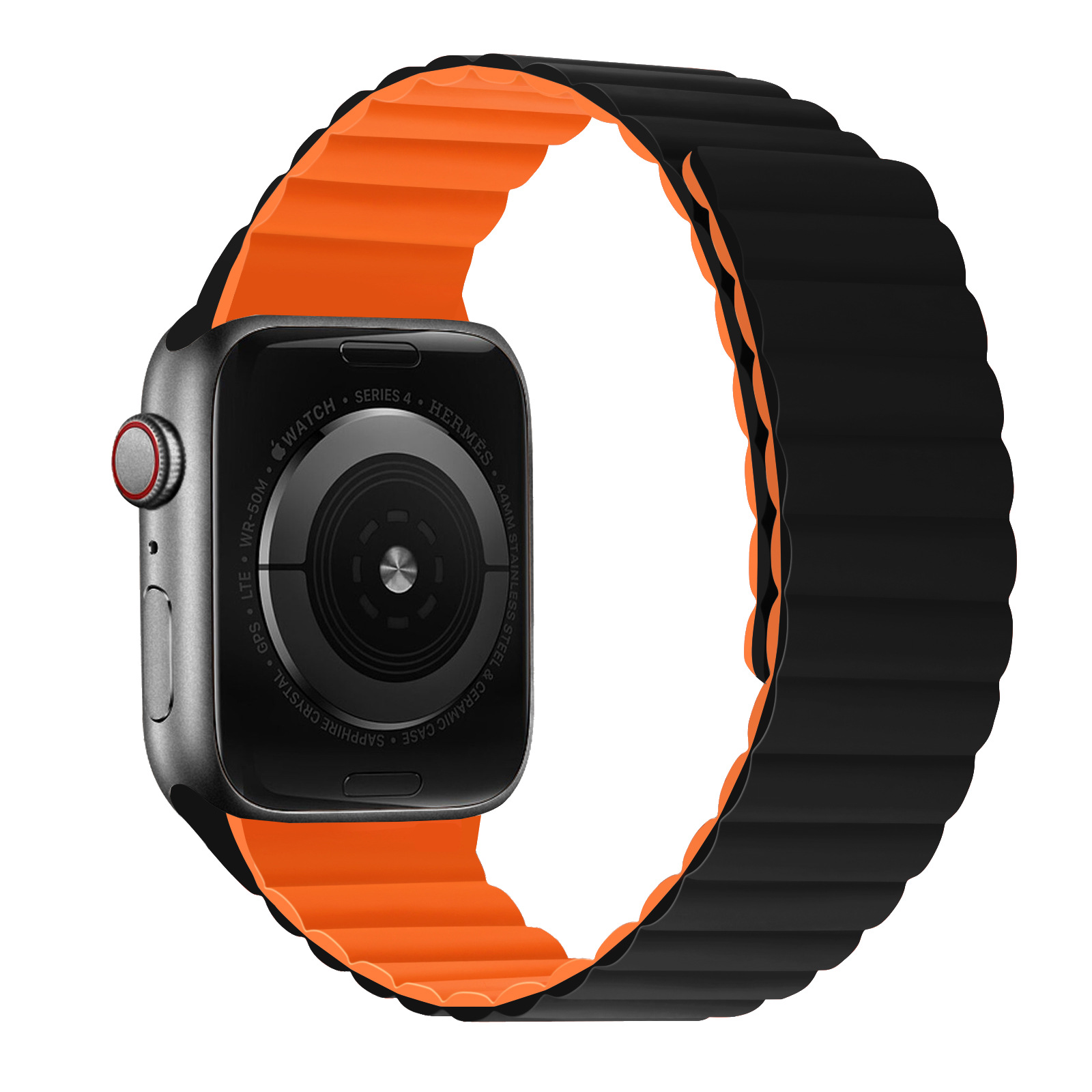 Picture of Suitable for Apple Strap Magnetic Silicone Integrated Strap iwatch8 Strap Silicone Magnetic Apple Strap New