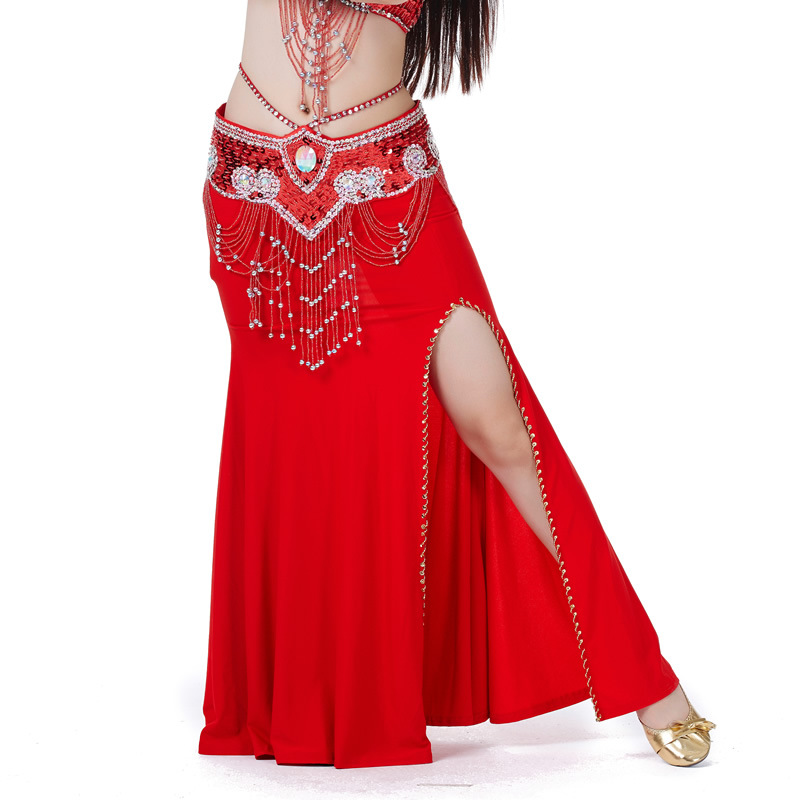 Picture of 700 Beaded Skirt Belly Dance Hot Selling High-end Quality Clothing Skirt Professional Factory First-hand Supply