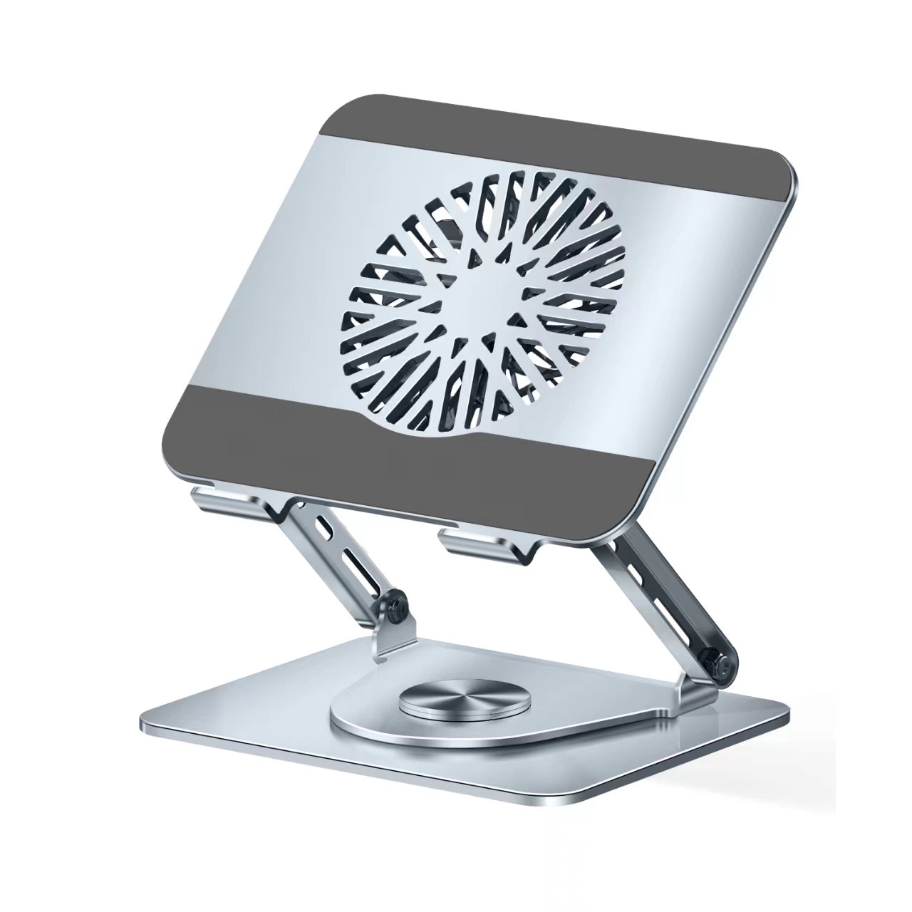 Picture of 360 ° Rotating Laptop Bracket Carbon Steel Folding Desktop Elevated Fan Cooling Laptop Bracket