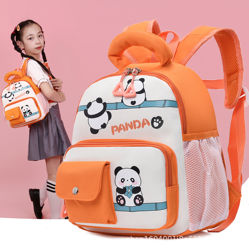 Picture of Kindergarten Bag Girl Children's Backpack Boy's Baby Cute Bag Panda Trendy Bag New Cartoon Backpack