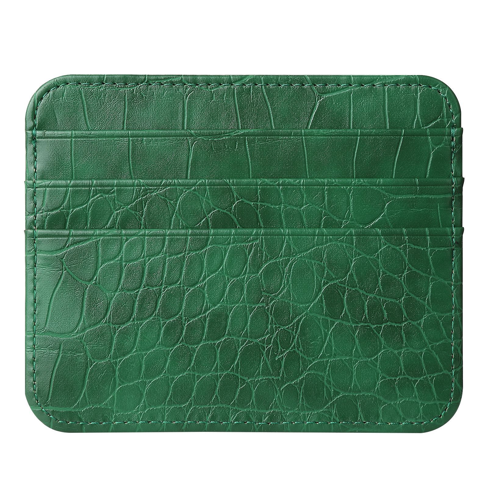 Picture of Factory Direct Supply Ultra-Thin Double-Sided Card Large Capacity Card Slot Small Card Holder Multi-Card Slot Leather Pu Card Holder Card Holder Wholesale