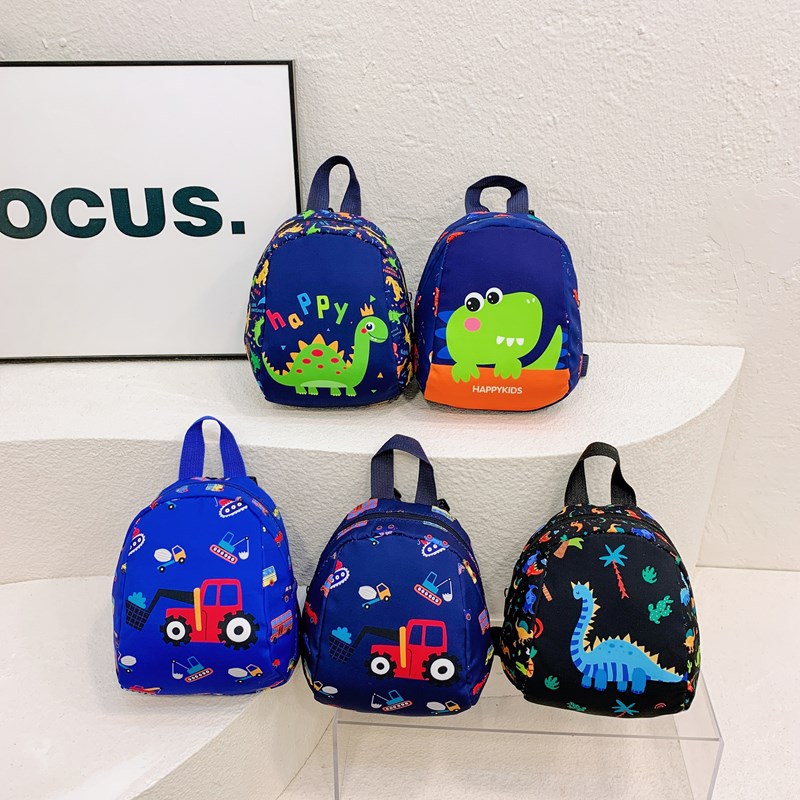 Cute Dinosaur Kindergarten Early Childhood Schoolbag 2024 New Outgoing Light Little Girl Backpack Children's Shoulders
