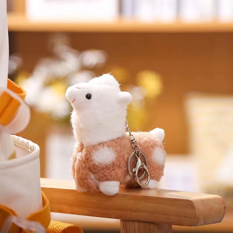 Picture of Wholesale Alpaca Velvet Toy Pendant Simulation Pony Keychain Doll Bag Hanging Ornaments Activity Gift