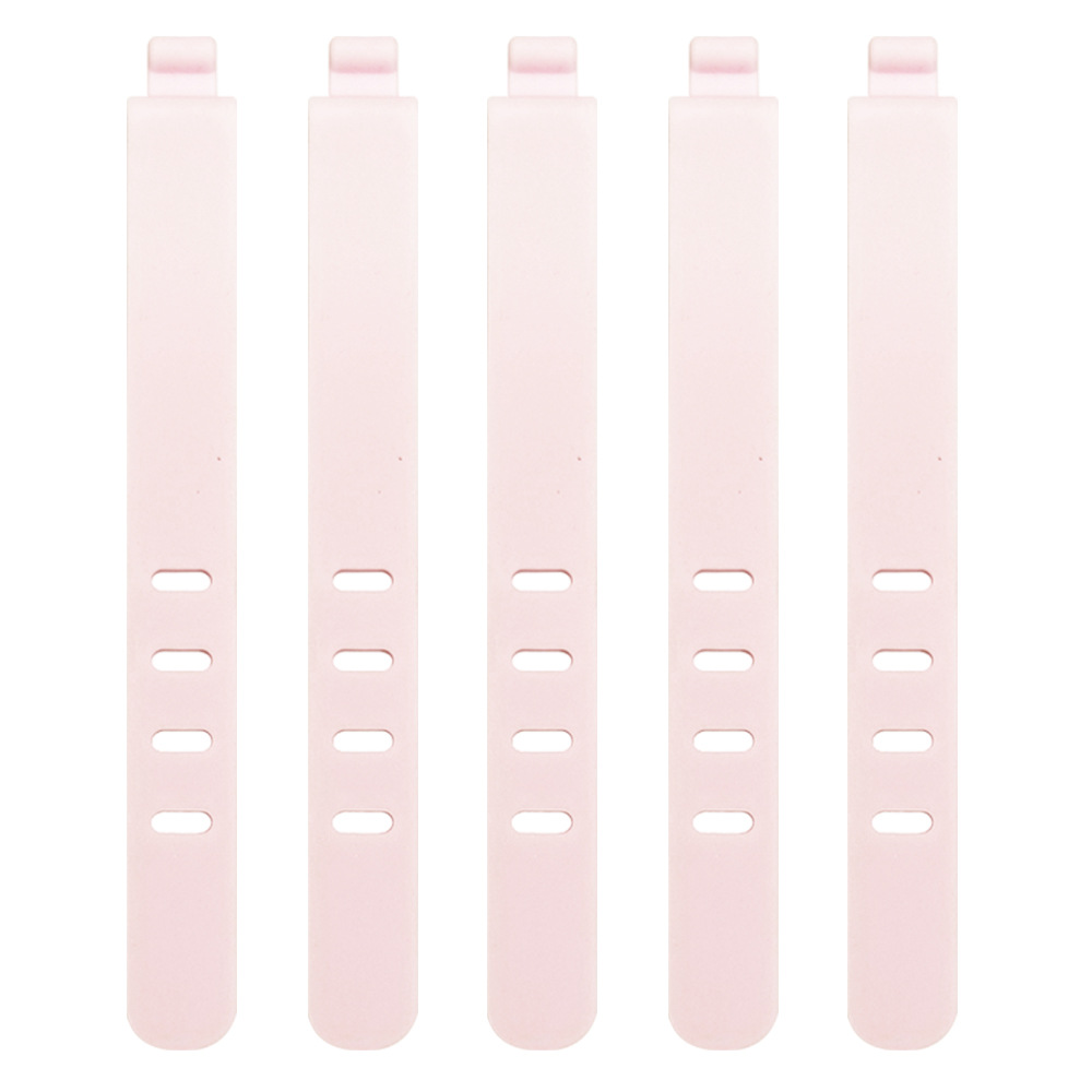 Picture of 95mm four-hole silicone data cable tie winder wire digital storage cable organizer Cord Organizer