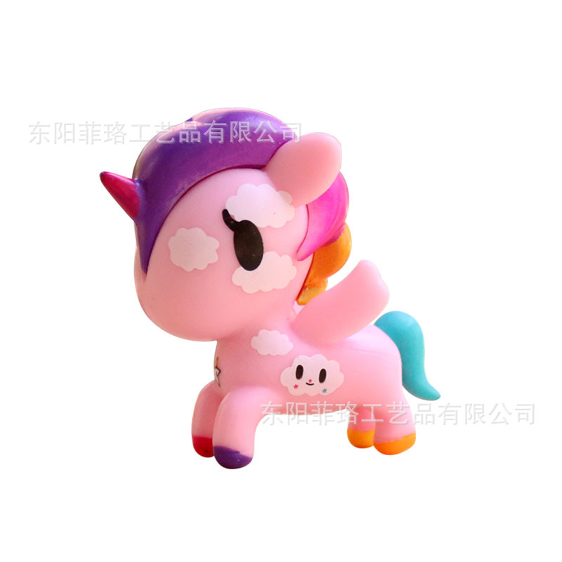Picture of Magic Unicorn blind box accessories rainbow pony mermaid two-dimensional hand-made doll decoration girl heart doll