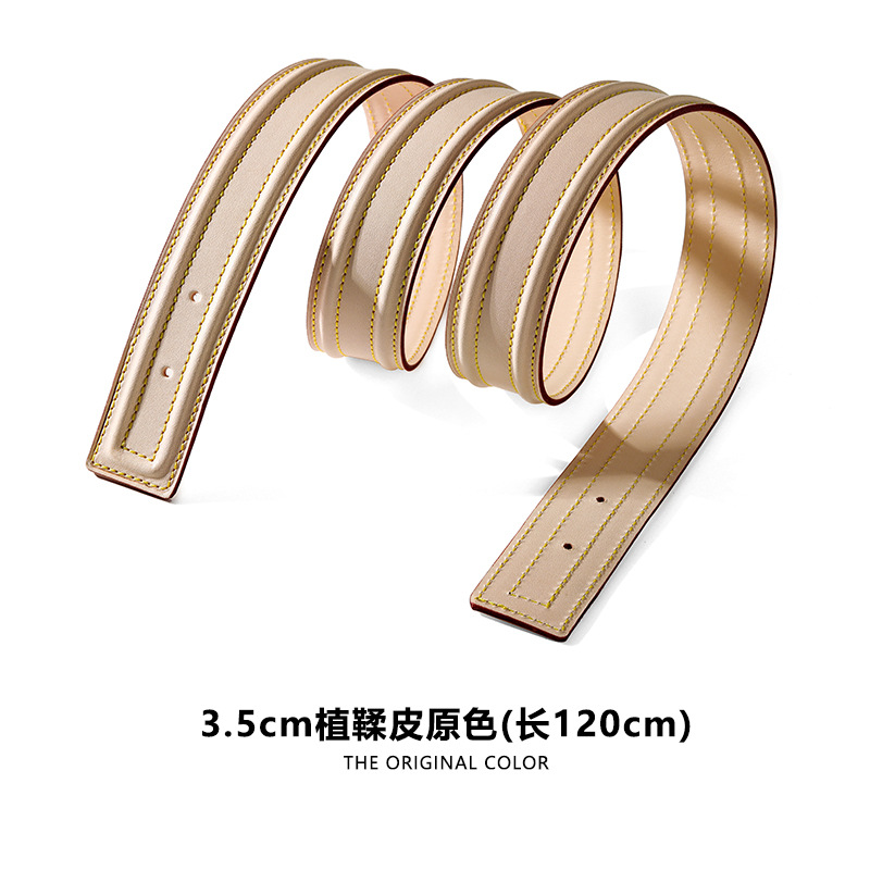 Picture of Mahuangshi MHS-C-53 Camel Bag Shoulder Strap Accessories Vegetable Tanned Leather Original Color Honey Wax Color Bag Replacement Large small size