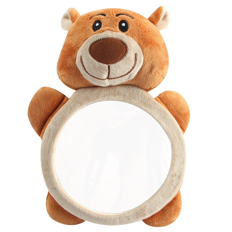 Picture of Baby Fish Mirror Bed Hanging Toy Animal Haha Mirror Car Hanging Baby Car Rearview Observation Mirror Spot Wholesale