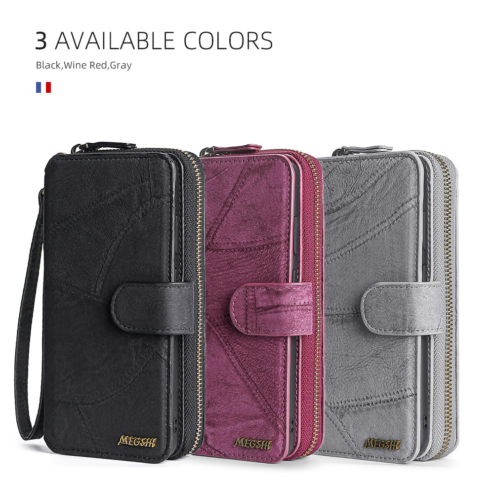 Picture of For Samsung S23ultra card phone case s21FE wallet leather case note20 flip phone protective case