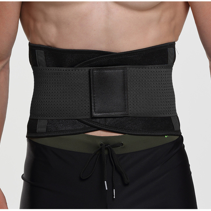 Picture of Summer breathable protective belt cross-border blue protective belt waist plate sports steel plate support adjustable protective belt