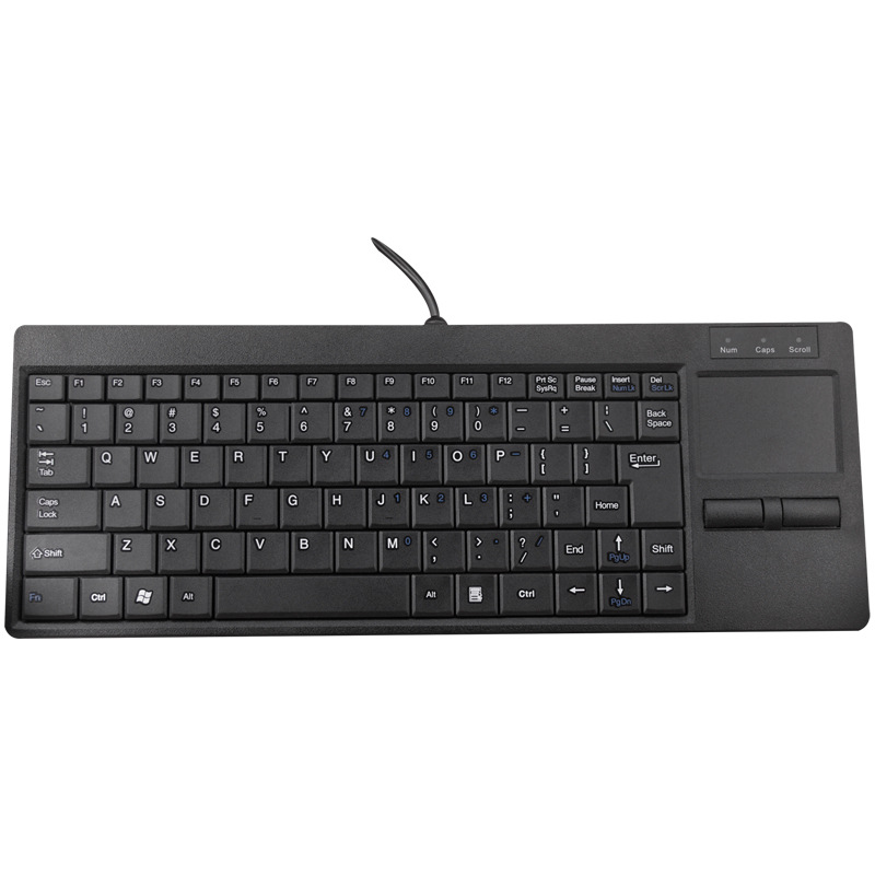 Picture of One cloud day K-818 touch pad industrial keyboard Industrial Control machine CNC machine tool ultra-thin mini keyboard and mouse integration