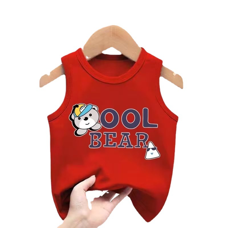 Picture of Boys' vest 2023 new summer Western style children's summer clothes baby boys' sleeveless sling thin baby top