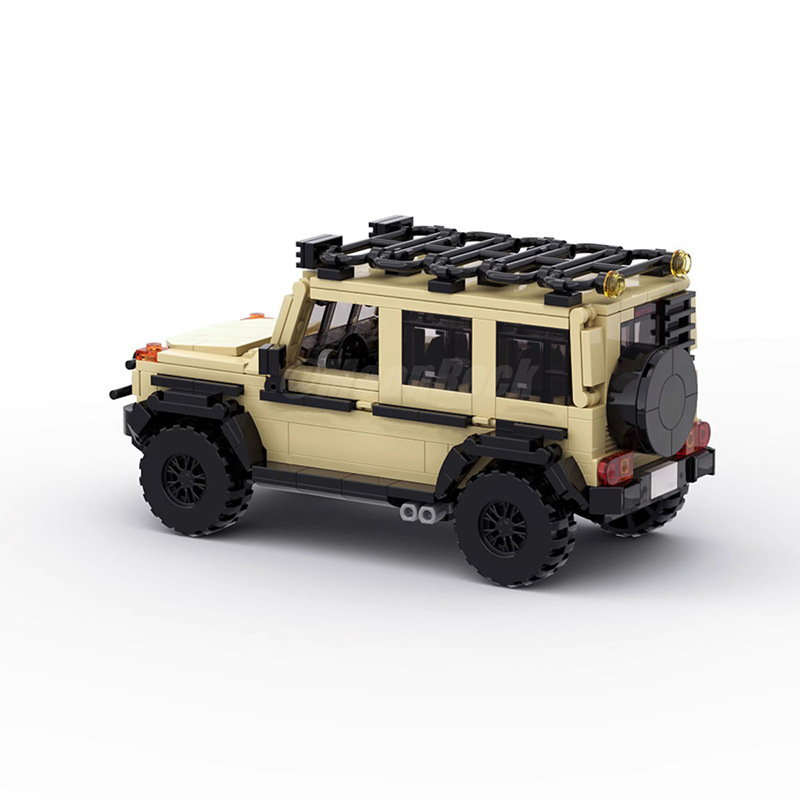 Picture of Compatible with Lego domestic building blocks MOC-118179 Mercedes-Benz G300P8 grid racing intelligence model