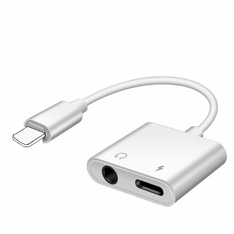 Picture of Apple two-in-one adapter headset charging dual-lightning adapter suitable for Apple iphone