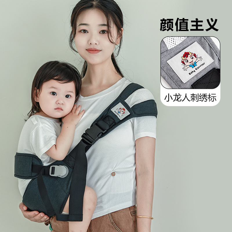 Picture of Baby Strap Baby Holding Artifact for Going Out Multifunctional Single Shoulder Crossbody Lightweight Big Kids Simple Front Holding