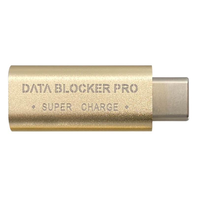 USB-C data blocker anti-theft refresh product appearance aluminum alloy material support fast charging blocking data