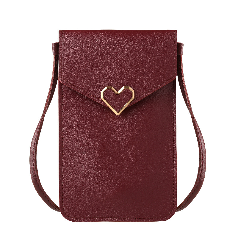 Picture of Mobile Phone Bag Women's Cross-Body Halter Mobile Phone Bag 2024 New Summer Vertical Style Lightweight Walking Touch Screen Small Bag