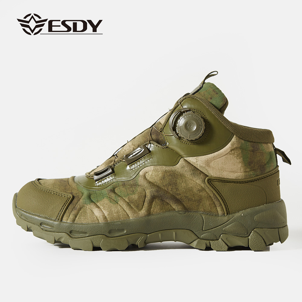 Picture of Esdy Outdoor Four-Season Mesh Tactical Boots, Comfortable, Wear-Resistant, Non-Slip Hiking Shoes, Breathable Sports Shoes, Hiking Shoes