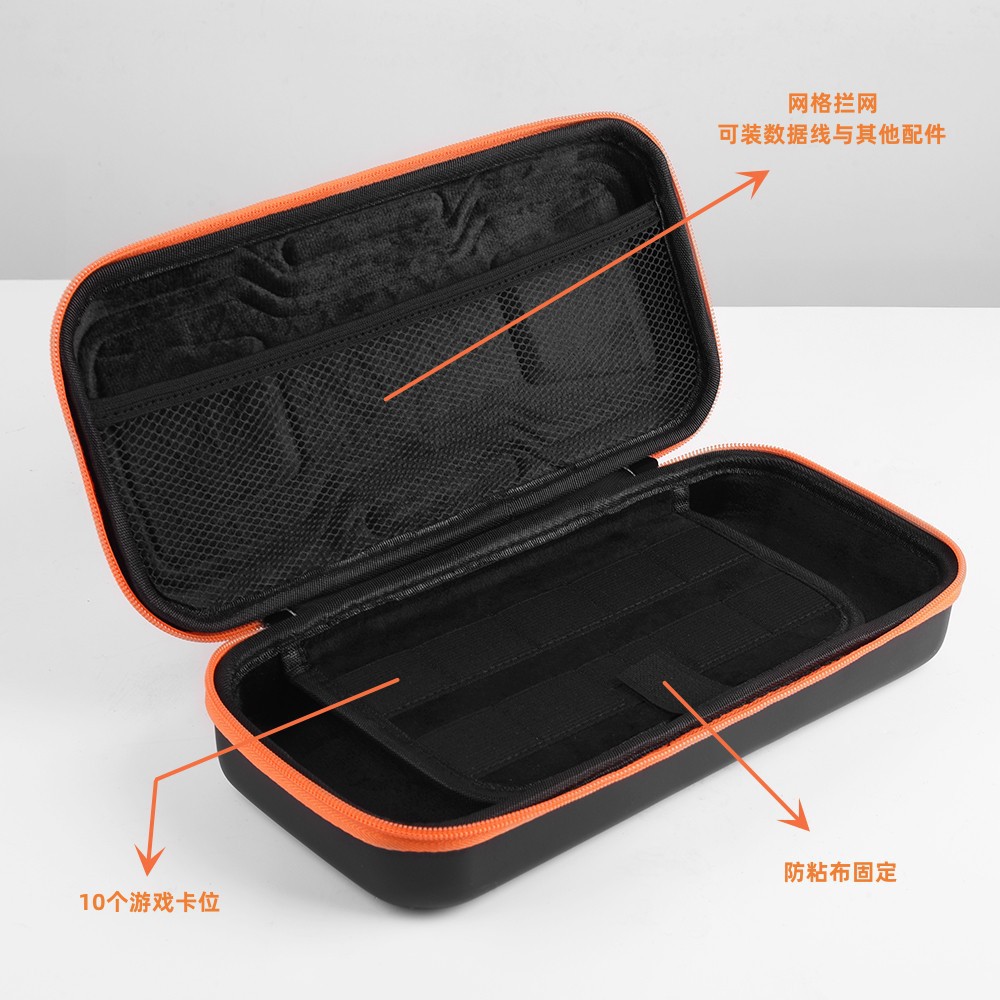 Picture of New Switch2 Storage Bag Game Console Bag Leather Suitable for Nintendo Storage Bag Hard Box Eva Protective Case
