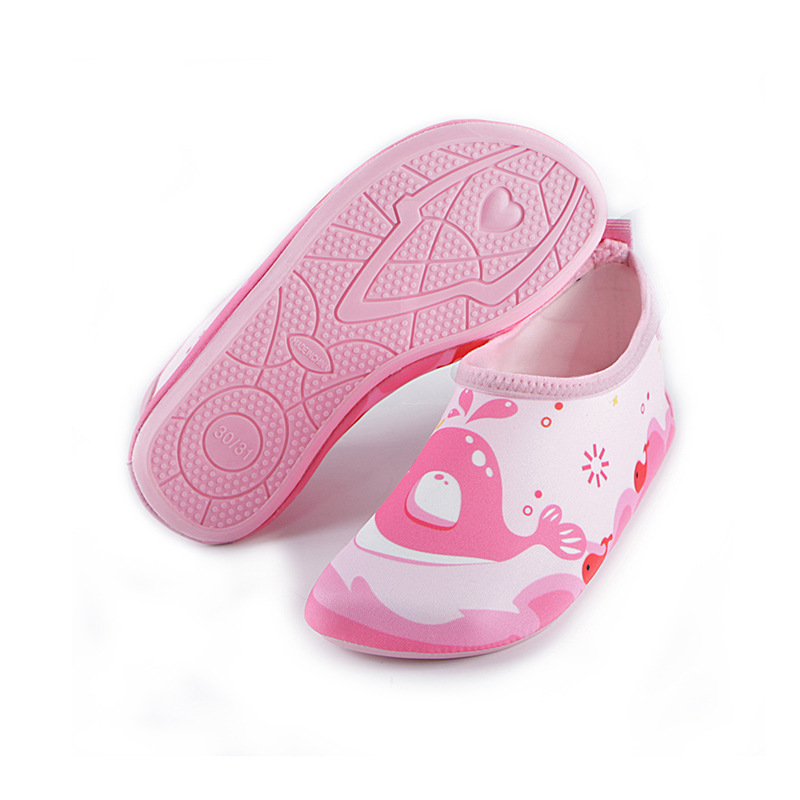 Picture of Factory wholesale children's cartoon beach shoes diving socks swimming shoes breathable non-slip home floor socks soft shoes