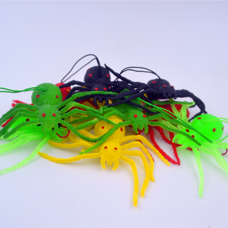 Picture of Large Artificial Prank Soft Rubber Spider Toy Cognitive Kidsren's Insect Scary Poisonous Spider