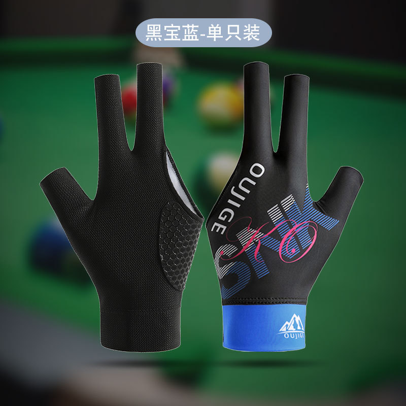 Picture of Billiards Gloves Three-finger Half-finger Non-slip Lightweight Breathable Single Billiards Hall Snooker Table Gloves for Men and Women