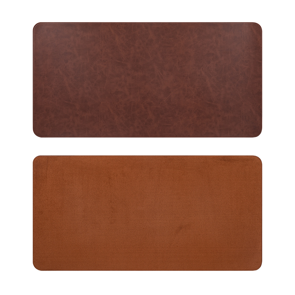 Picture of Skin-feeling Crazy Horse Leather Table Mat Leather Pattern Mouse Pad Custom Oversized Office Computer Mat Leather Learning Desk Mat