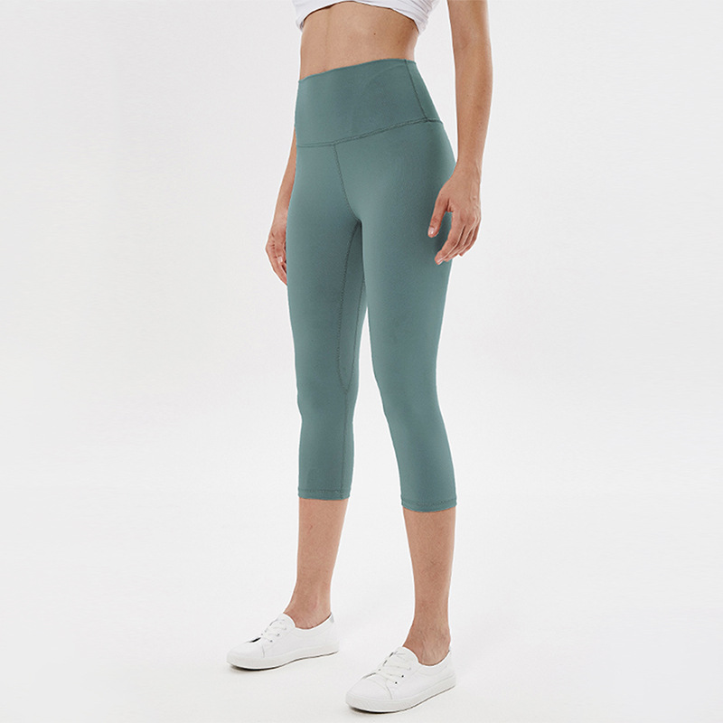 Picture of Summer Yoga Cropped Pants Running Fitness Quick-drying Sports Pants High Waist Slimming lulu Yoga Pants Women
