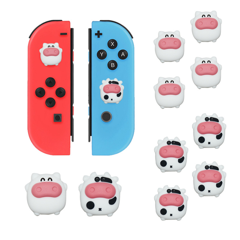 Picture of Switch Rocker Cap Nintendo Silicone Cow Rocker Cover Ns Lite Protective Cover Handle Rocker Protective Cap