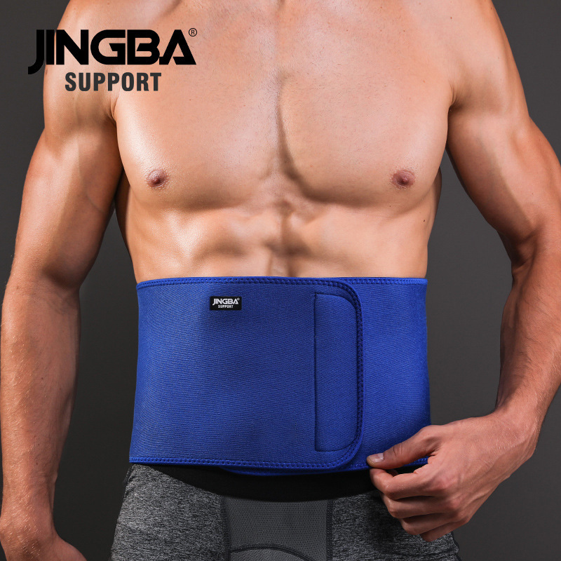 JINGBA Fitness Belt Outdoor Sports Waist Protection Basketball Running and Cycling Training Sweat Bright Push Protector Wholesale